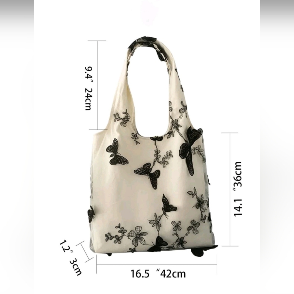 Butterfly Embroidered Bag - Picture 2 of 8